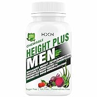 MK Height Growth Supplement for Men with Amino Acids, Ayurvedic Medicine, and Hight Increasing Super Foods to Increase Bone Mineralization-60 Tablets (No Capsules, Pack1)