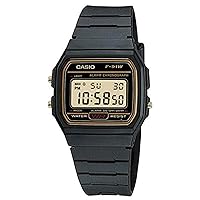 Casio Unisex Digital Dial Resin Band Watch [F91WG-9d], Casual
