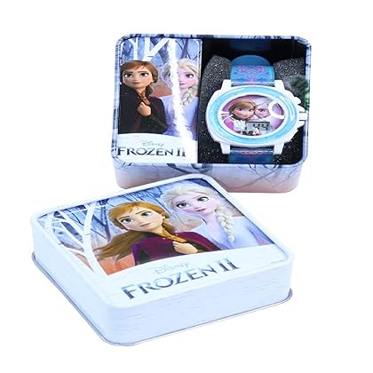 Disney Kids' FZN3588 Frozen Anna and Elsa Blue Watch