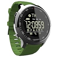 LOKMAT MK18 Bluetooth Smart Watch Men Life Waterproof Pedometer Message Reminder Outdoor Sports smartwatch for iOS Android (Green)