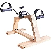 MOUNE Step Fitness Machines， Mini Stepper Trainer Cycling Bike Stepper Treadmill Bicycle Pedal Exerciser Non-Slip Detachable Stepper Wooden Fitness Equipment