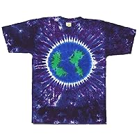 Earth Tie Dye Shirt Adult World T-Shirt Tee