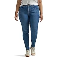 Lee Women's Plus Size Ultra Lux Comfort with Flex Motion High Rise Skinny Jean