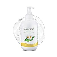 Organyc Feminine Intimate Wash for Sensitive Skin with Chamomile, Free from Chlorine, Parabens, SLS/SLES, and Synthetic Perfumes 8.5 Fluid Ounce