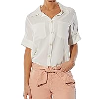 O A T NEW YORK Women's Female Oversized Shirt, Comfortable & Stylish Blouse