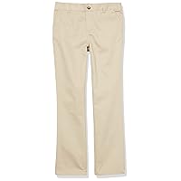 French Toast Girls' Pull-on Twill Pant (Standard & Plus)