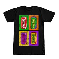 Coca-Cola Men's Pop Art Coke Short Sleeve T-Shirt