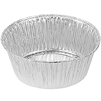 Bluesky Round Extra Deep Aluminum Pans-(Pack of 250) -Perfect for Home, Catering, 14