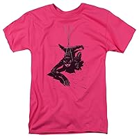 Batman Men's Catwoman Rope Classic T-shirt Large Hot Pink