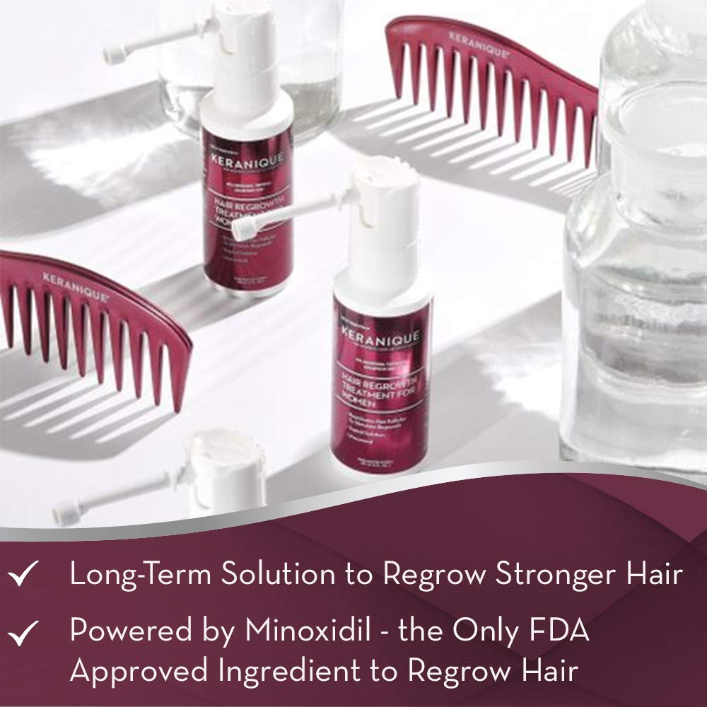 Mua Keranique Hair Regrowth Treatment Extended Nozzle Sprayer - 2%  Minoxidil, 30 Day Supply - Regrow Thicker-Looking Hair, Helps Revitalize  Hair Follicles, 2 Fl Oz (Pack of 1) trên Amazon Mỹ chính hãng 2023 | Fado