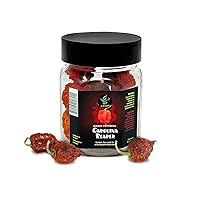 G GT LEAF Carolina Reaper Chili Pepper, Whole Dried (8 Minimum, plus Bonus Peppers)
