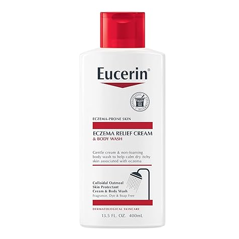 Eczema Relief Cream & Body Wash, Eczema Body Wash, Cream Body Wash, 13.5 Fl Oz Bottle