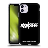 Head Case Designs Officially Licensed Tom Clancy's Rainbow Six Siege Attack Logos Soft Gel Case Compatible with Apple iPhone 11