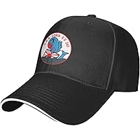USS Cobia SS-245 Sottomarino Unisex Baseball Cap Adjustable Snapback Hats Dad Hat Trucker Hat Sandwich Cap Black