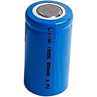SOENS aa Lithium batteriesRechargeable 18350 Battery Lithium Battery 3.7V 850mah Icr 18350 Cell Button Top for Flashlight Electronic Product,1pcs