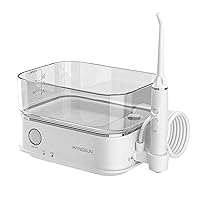 Hangsun Water Flosser Cordless Oral Irrigator 360° Rotation Portable 5 Pressure Levels Water Pick Dental Flossers HOC850 IPX7 Waterproof for Braces Care with 450ML, Working Modes for Clean and Massage