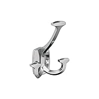 H3700426 | Vicinity Triple Prong Decorative Wall Hook | Polished Chrome Hook for Coats, Hats, Backpacks, Bags | Hooks for Bathroom, Bedroom, Closet, Entryway, Laundry Room, Office