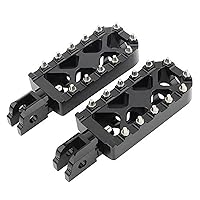Foot Pegs For Harley Softail 2018-2022 MX Foot Pegs Motorcycle Front Rear Footrests Fat Boy Street Bob FXDR Low Rider S Breakout Pegs Footrest (Color : Front)