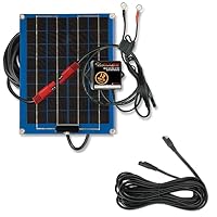 PulseTech SP-12 Solar Battery Charger Maintainer, 12 Watt and 25' Extension Charge Lead