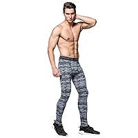 Men's Yoga Pants Active Compression Pants Tights Leggings Quick Dry Gym Workout Athletic Leggings Cycling Base Layer