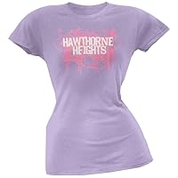Hawthorne Heights - Womens Mess Juniors T-shirt Small Purple