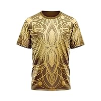 Mens Fashion 3D Print T-Shirts Funny Graphics Pattern Crewneck Short Sleeve Tees