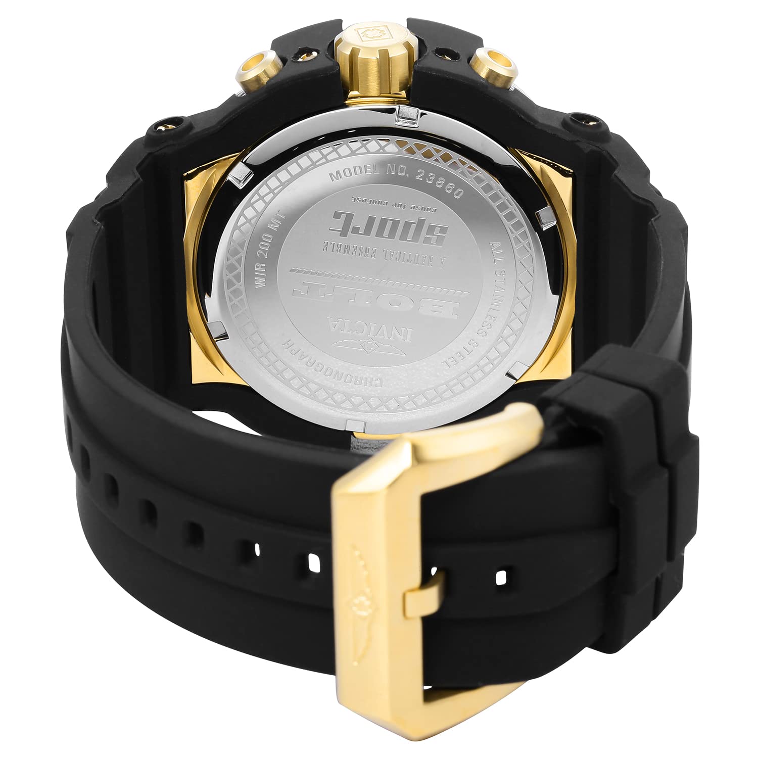 Invicta Men's 23860 Bolt Analog Display Quartz Black Watch
