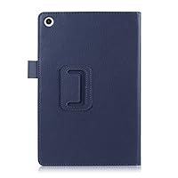 YOUmiSKY Leather Case, Protective Case for ASUS ZenPad 3S 10 (Z 500 M) 9.7 inch (Blue) [Premium PU Leather]