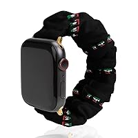 Italia Flag Watch Band Soft Scrunchie Watch Strap Sport Strap Compatible with