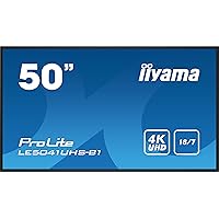 iiyama - Public Display LE5041UHS-B1 49.5IN VA 4K UHD 350CD 3HDMI VGA USB 18:7 LANDSCP