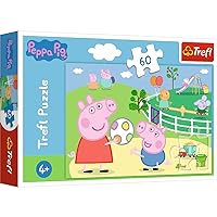 Trefl Peppa Pig 60 Piece Jigsaw Puzzle Fun with Friends Print, DIY Puzzle, Creative Fun, Classic Puzzle for Adults and Children from 4 Years Old