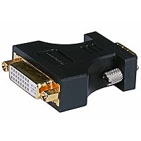 Monoprice 102397 HD15 (VGA) Male to DVI-A Female Adapter,Gold Plated (102397)