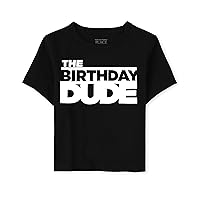 The Children's Place Boys' Birthday Dude Graphic Tee