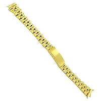Speidel Bracelet Watch Band 13-14mm Ladies Yellow Gold Straight or Curved End