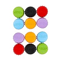 Silicone Caps Reusable Silicone Bottle Caps Silicone Bottle Stoppers Beverage Seals Silicone Material Perfect For Seals