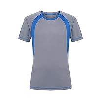 Men's Summer Quick Dry Tee Shirts Sports Crew Neck Short Sleeve T-Shirt