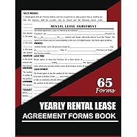 Yearly Rental Lease Agreement Forms Book: 65 | Year to Year Residential Property Contract for Landlord and Tenants