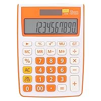 Calculator Office Desk Calculator Color Cute Calculators Dual Power Business Supplies Electronic Programmer (Color : D)