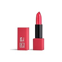The Lipstick 375 - Outstanding Shade Selection - Matte And Shiny Finishes - Highly Pigmented And Comfortable - Vegan And Cruelty Free Formula - Moisturizing - Shiny Electric Pink - 0.11 Oz