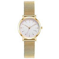 Women Stainless Steel Band Watches Ladies Quartz Wristwatches Waterproof Mesh Bracelet Watch Relogio Feminino