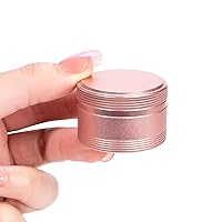 Small Metal Pill Box Pill Container - Waterproof Travel Pill Case for Purse Pocket, Portable Single Round Medecine Organizer Daily Vitamin Medication Pill Holder Pink
