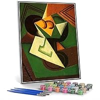 DIY Painting Kits for Adults Fruit Bowl and Fruit Painting by Juan Gris Arts Craft for Home Wall Decor