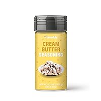 Funtable Cream Butter Seasoning (4.2oz) - Sweet & Creamy Butter Flavor Powder, Easy to Use Perfect Seasoning for Chicken, Nuggets, Popcorn, Nachos & More.