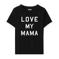 The Children's Place unisex baby Love My Mama Short Sleeve Graphic T Shirt