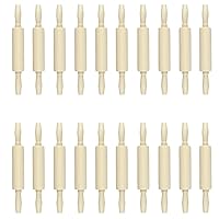 20 Pack Wood Small Rolling Pin for Kids, 7.9 Inch Kids Rolling Pin for Home Kitchen (7.9 Inch)