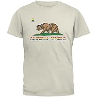 Old Glory LGBT California Republic Gay Bear Adult T-Shirt