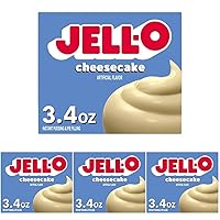 Jell-O Cheesecake Instant Pudding & Pie Filling Mix (3.4 oz Box) (Pack of 4)
