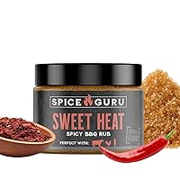 Spice Guru Sweet Heat BBQ Rub - Gifts for Men Who Cook, Gifts for Dad, Men Gifts, Dad Birthday Gift - Spices and Seasonings Sets - Steak Seasoning - Seasoning for Cooking and Grilling