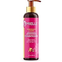 Mielle Organics Pomegranate & Honey Detangling Conditioner, Hydrating & Moisturizer For Dry, Damaged, & Frizzy Hair, Treatment For Thick Curly Wavy Hair Type 4 Hair, 12-Fluid Ounces