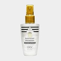 EBIN NEW YORK Egyptian Diamond Hair & Body Glitter Mist - Platinum 2.37oz | Glitter Spray for Hair and Body, Glitter spray for Clothes, Quick-Drying and Long-Lasting Body Shiny Spray for Stage Makeup